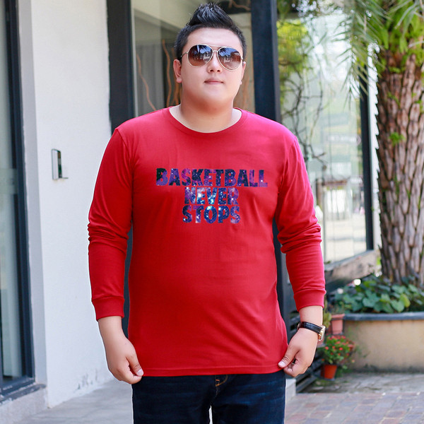 Férfi sportblúz, hosszú ujjal és felirattal