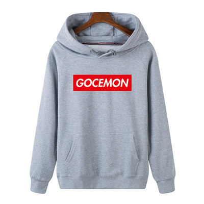 Férfi sportblúz kapucnival két színben