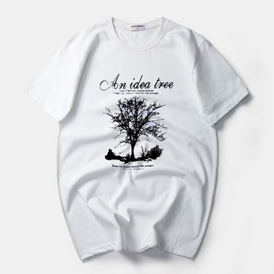 Ανδρική καθημερινή μπλούζα  με κοντό μανίκι και εκτύπωση σε διάφορα χρώματα