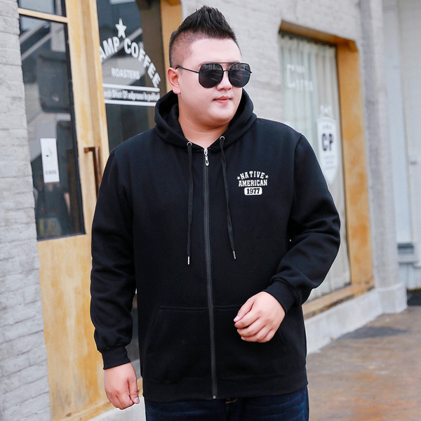 Ανδρικό φούτερ  με φερμουάρ και κουκούλα σε διάφορα χρώματα