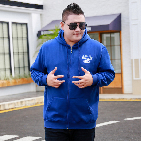 Ανδρικό φούτερ  με φερμουάρ και κουκούλα σε διάφορα χρώματα