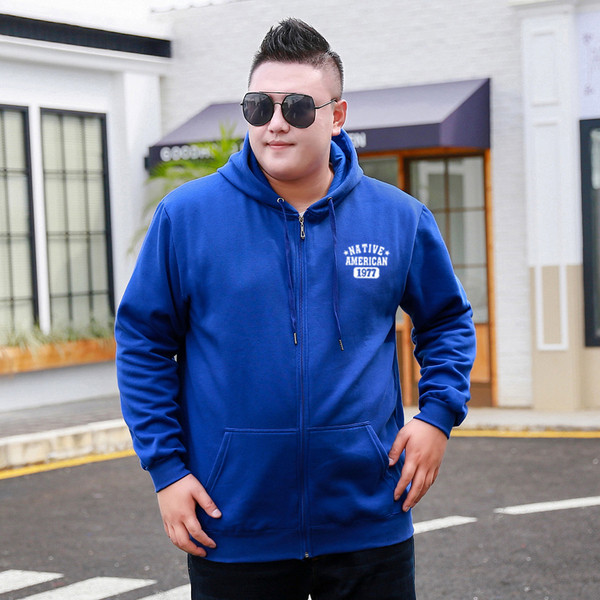 Ανδρικό φούτερ  με φερμουάρ και κουκούλα σε διάφορα χρώματα