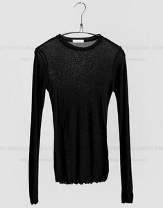 Γυναικείες μπλούζες καθημερινά με ντεκολτέ σε σχήμα O - τρία χρώματα