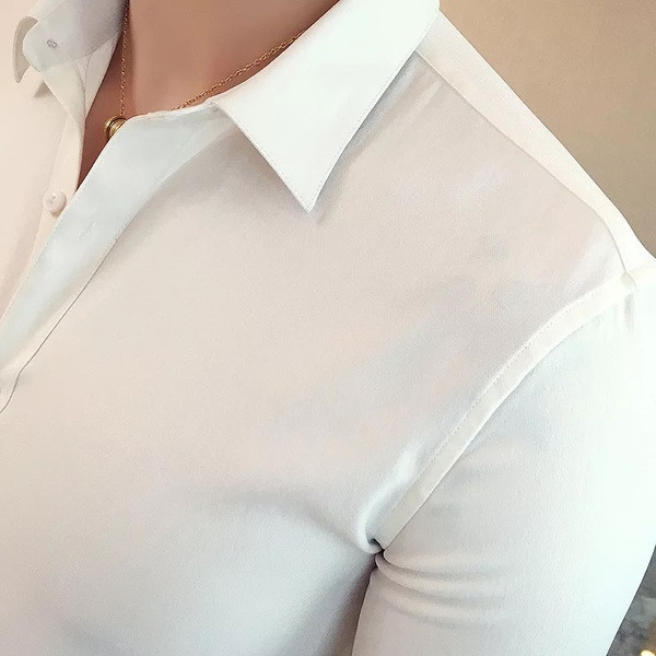 Elegáns férfi hosszú ujjú ing több színben