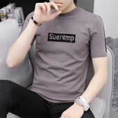 Férfi blúz rövid ujjal, több színben felirattal