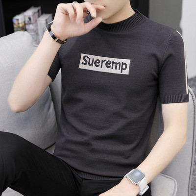 Férfi blúz rövid ujjal, több színben felirattal