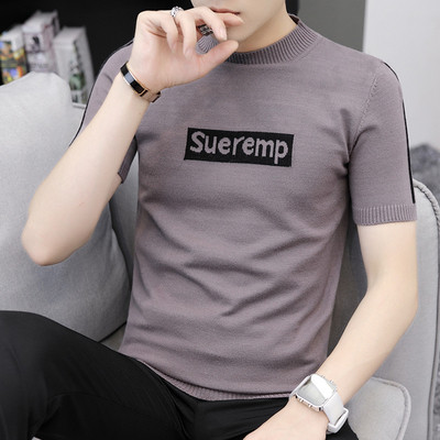 Férfi blúz rövid ujjal, több színben felirattal