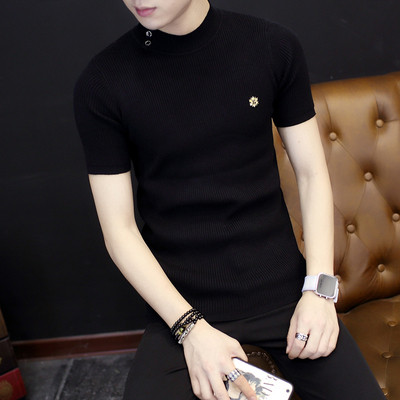 Férfi blúz rövid ujjal, több színben felirattal