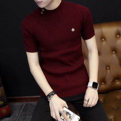 Férfi blúz rövid ujjal, több színben felirattal