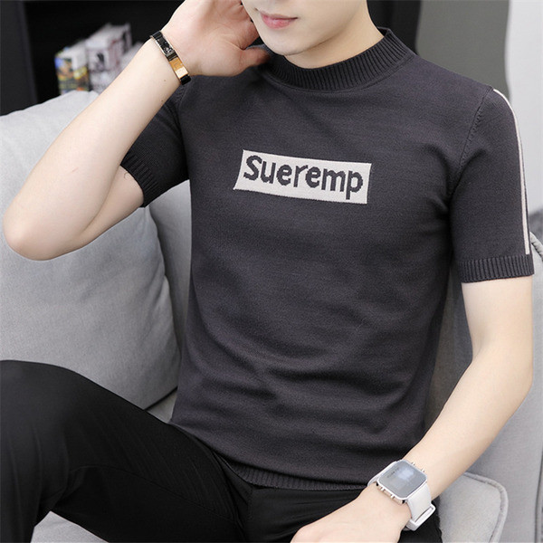 Férfi blúz rövid ujjal, több színben felirattal