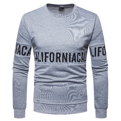 Férfi blúz három színben feliratos, hosszú ujjú