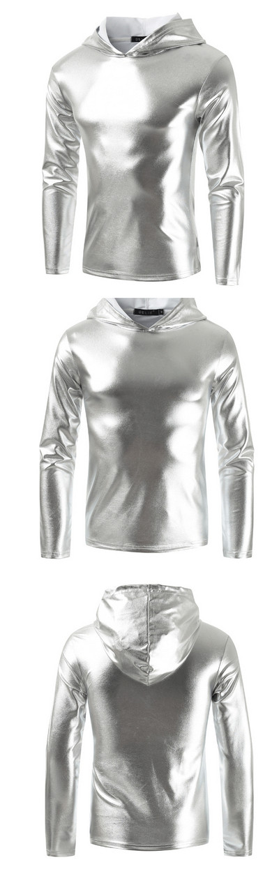 Ανδρική μπλούζα με μακρύ μανίκι και κουκούλα