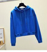 Sport-alkalmi női blúz kapucnival két színben