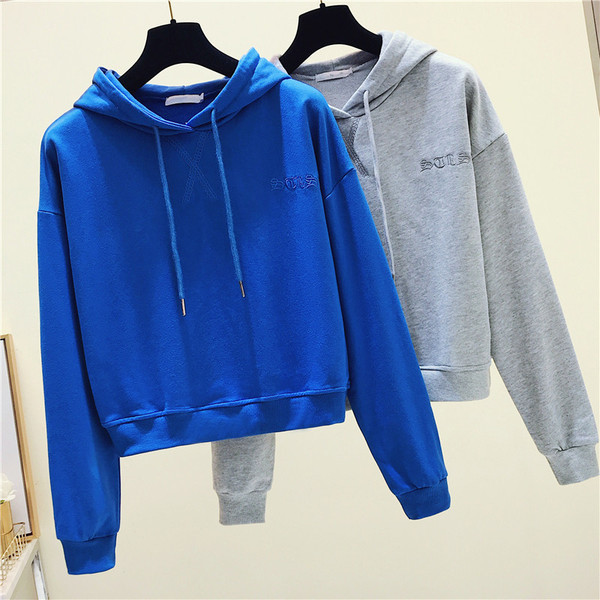 Sport-alkalmi női blúz kapucnival két színben