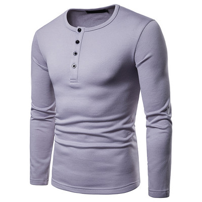 Egyszerű férfi blúz több színben, gombbal
