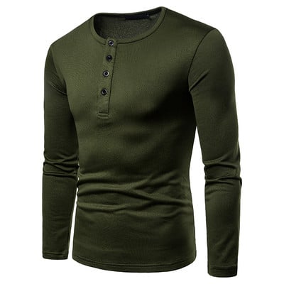 Egyszerű férfi blúz több színben, gombbal