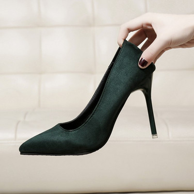 Modern női magassarkú cipő három színben