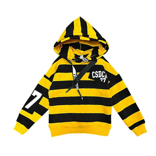 Gyerek blúz fiúknak kapucnival és felirattal három színben