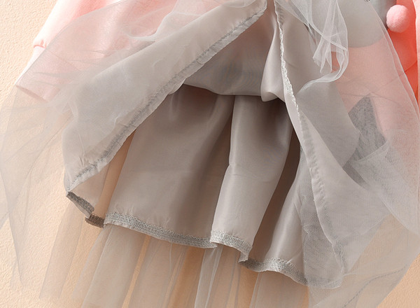 Gyerekruha lányoknak 3D elemmel, négy színben