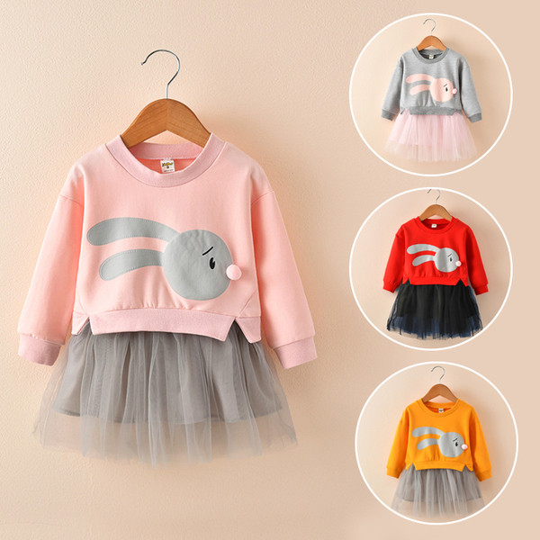 Gyerekruha lányoknak 3D elemmel, négy színben