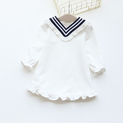 Μοντέρνα παιδική μπλούζα για κορίτσια με ντεκολτέ σε σχήμα V σε διάφορα χρώματα