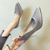 Γυναικεία κομψά παπούτσια με ψηλά τακούνια  σε τέσσερα χρώματα