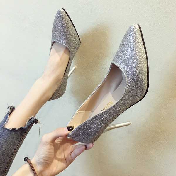 Γυναικεία κομψά παπούτσια με ψηλά τακούνια  σε τέσσερα χρώματα