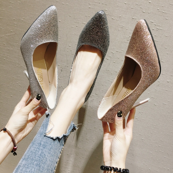 Γυναικεία κομψά παπούτσια με ψηλά τακούνια  σε τέσσερα χρώματα