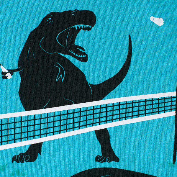 Gyerek blúz fiúknak sárga és kék rátéttel