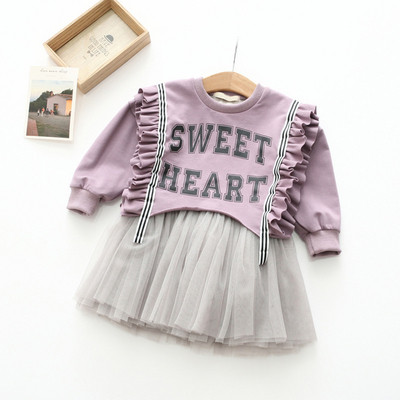 Lezser gyerekruha tülllel, több színben felirattal