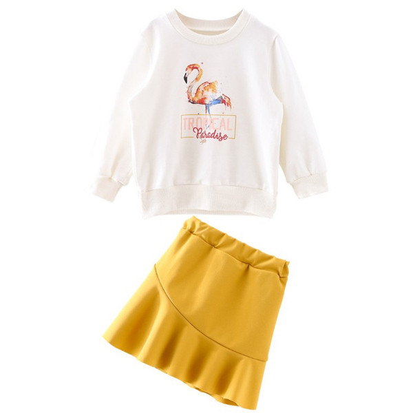 Μοντέρνο παιδικό  σετ  - μπλούζα και φούστα