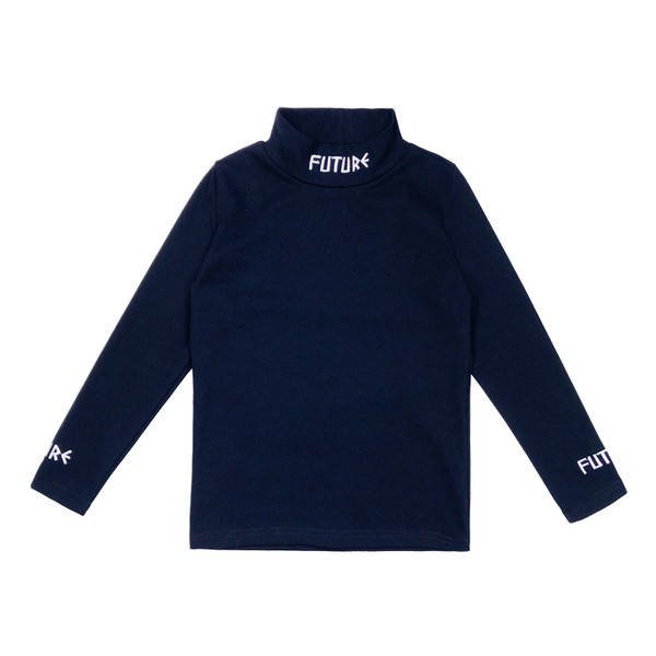 Lezser gyerek blúz fiúknak fekete-fehér felirattal