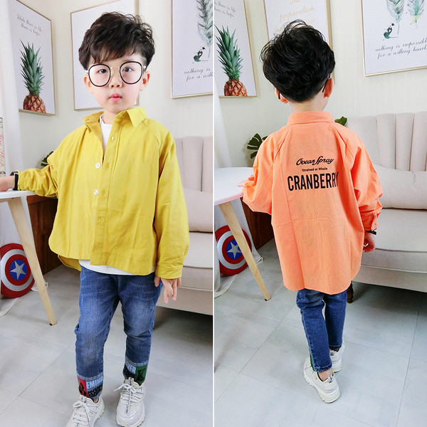 Modern gyerek ing fiúknak széles modell három színben