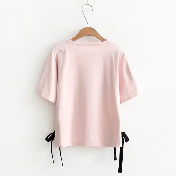 Παιδική  μπλούζα για κορίτσια σε ροζ χρώμα