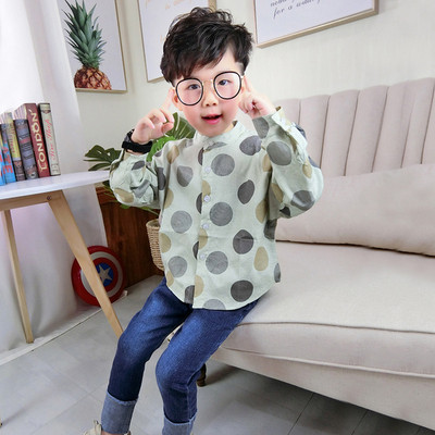 Stílusos gyereking fiúknak zöld és fehér színben