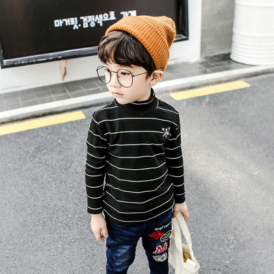 Alkalmi gyerek csíkos blúz három színben hímzéssel