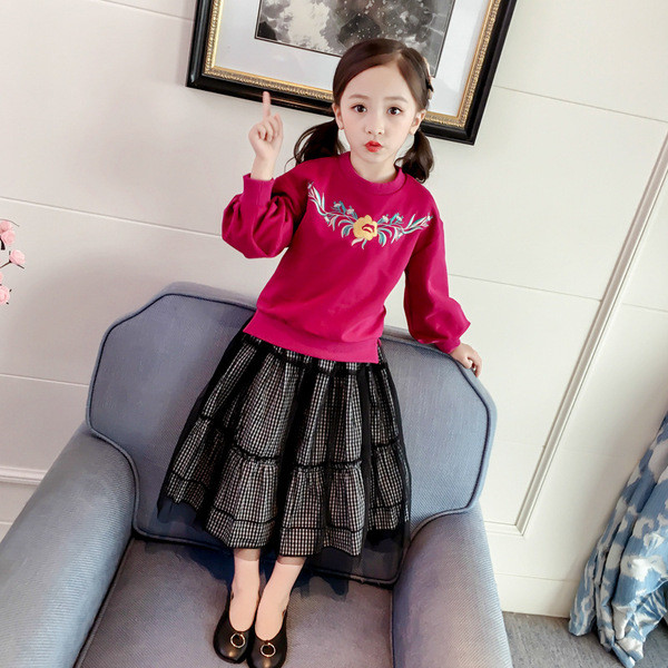 Παιδικό σετ  με τύπωμα λουλούδια