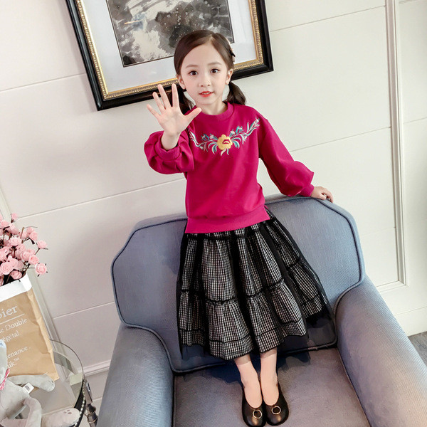 Παιδικό σετ  με τύπωμα λουλούδια