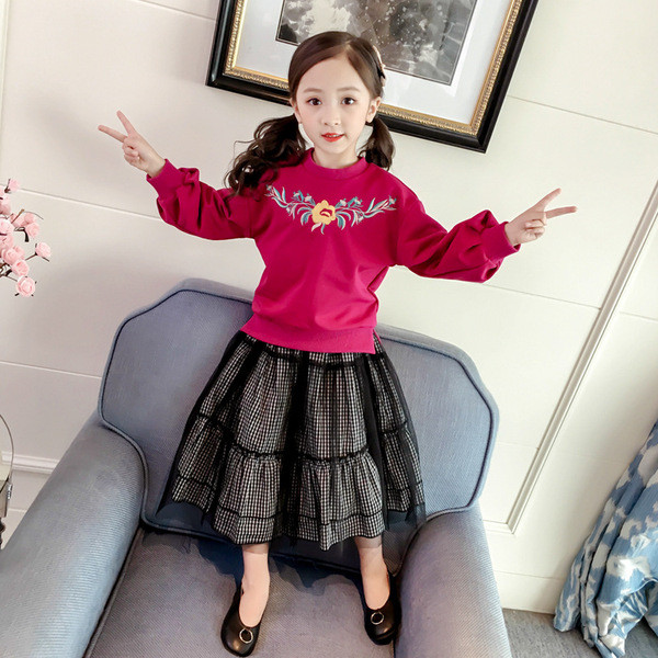 Παιδικό σετ  με τύπωμα λουλούδια