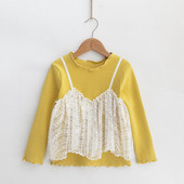 Bluza pentru copii actuala cu dantela in mai multe culori