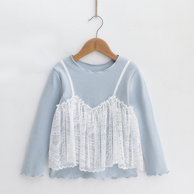 Bluza pentru copii actuala cu dantela in mai multe culori