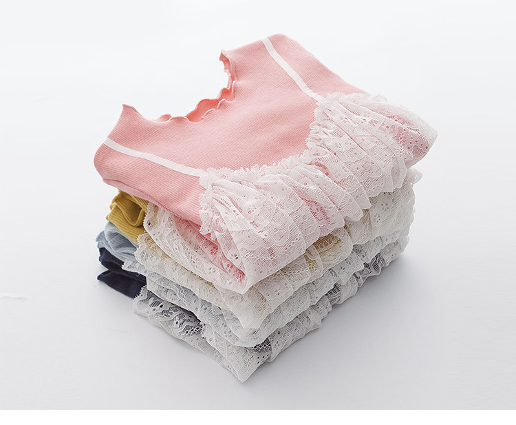 Bluza pentru copii actuala cu dantela in mai multe culori