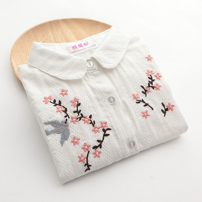 Modern, fehér, hímzéssel ellátott gyereking lányoknak