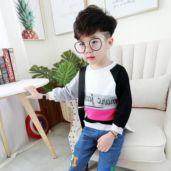 Παιδική καθημερινή μπλούζα με επιγραφή για αγόρια