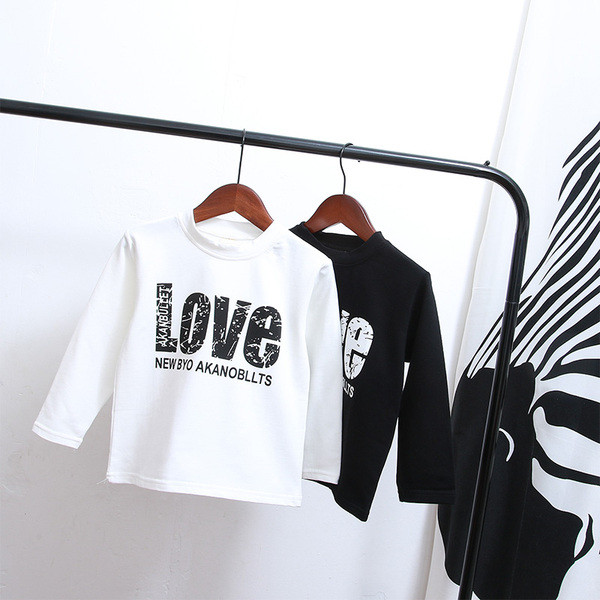 Bluza eleganta pentru copii pentru baieti cu inscriptie in doua culori