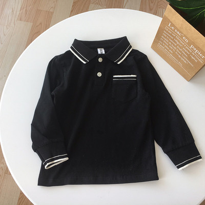 Bluza moderna pentru copii pentru baieti cu guler si buzunar in mai multe culori