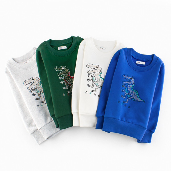 Παιδική καθημερινή μπλούζα με κέντημα για αγόρια σε διάφορα χρώματα