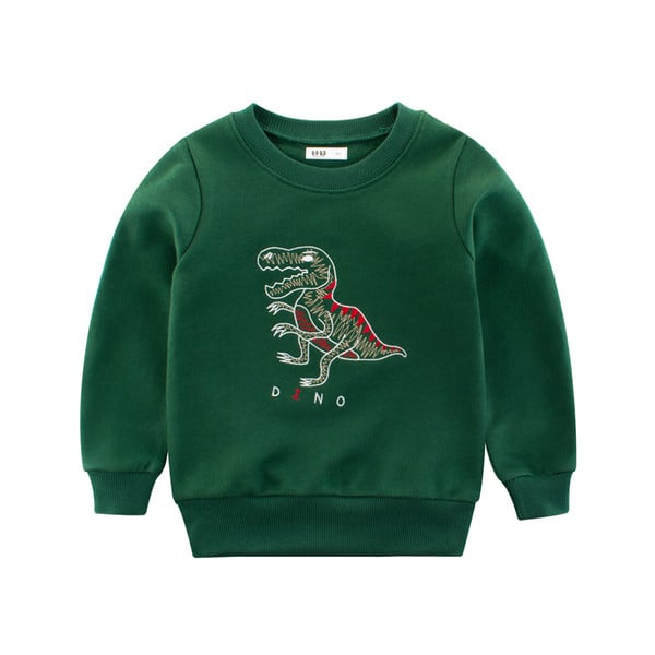 Παιδική καθημερινή μπλούζα με κέντημα για αγόρια σε διάφορα χρώματα