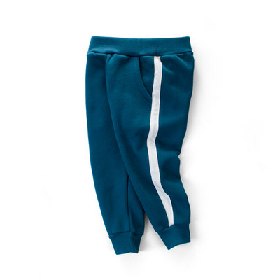 Αθλητικά-casual παιδικά παντελόνια για αγόρια με πλευρική μπορντούρα σε διάφορα χρώματα