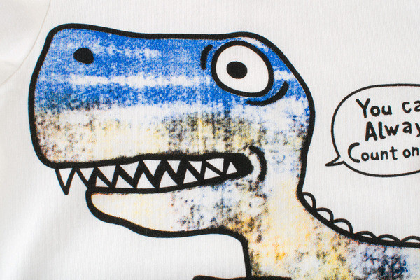 Bluza pentru copii pentru baieti alb cu aplicatie